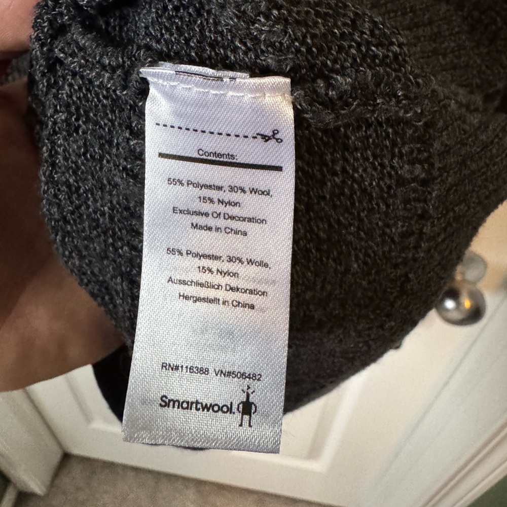 Mens Smartwool Ripple Ridge Stripe Half Zip Sweater Size Large Like NEW - Picture 9 of 12
